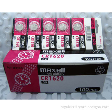 Watch Cell Batteries Maxell Cr1620 3V